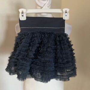 Boboli Ruffled adjustable waist skirt